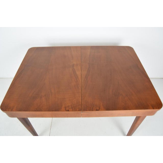 Art Deco Extendable Dining Table attributed to Jindrich Halabala, 1940s For Sale - Image 9 of 18