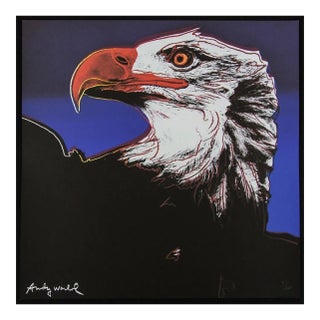 1986 Carnegie Museum of Art After Andy Warhol "Bald Eagle" Lithograph For Sale