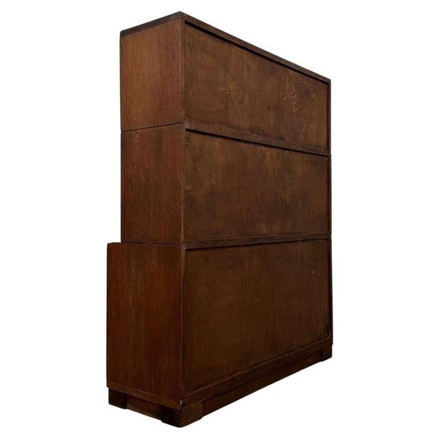 Antique Early 20th Century English Glazed Oak Display Cabinet from Minty LTD For Sale - Image 10 of 13