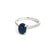 Natural Sapphire Diamond Ring 6.5 14k W Gold 2.35 TCW Certified For Sale - Image 11 of 13