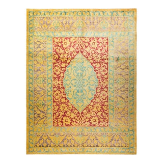 Eclectic Collection Hand-Knotted Area Rug - 9' 2" X 11' 10" For Sale
