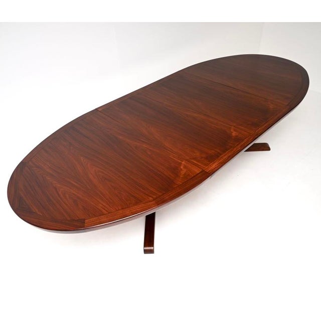 Vintage Danish Extendable Dining Table from Dyrlund, 1960 For Sale - Image 9 of 11