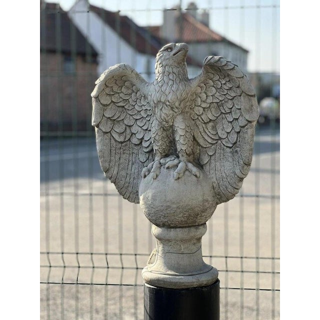 2000 - 2009 Large Classical Cast Stone Garden Statues, Set of 2 For Sale - Image 5 of 10