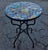Metal 24” Colorful Handcrafted Moroccan Mosaic Table / Patchwork Style For Sale - Image 7 of 7