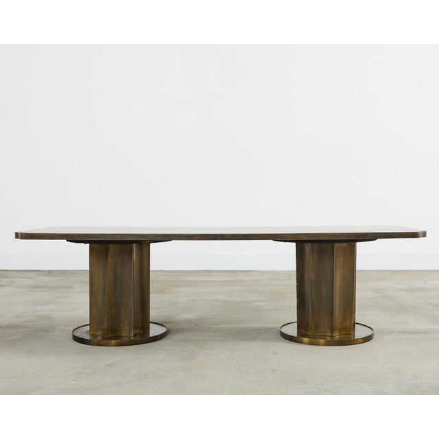 Philip Kelvin LaVerne Creation of Man Bronze Cocktail Table For Sale - Image 12 of 12