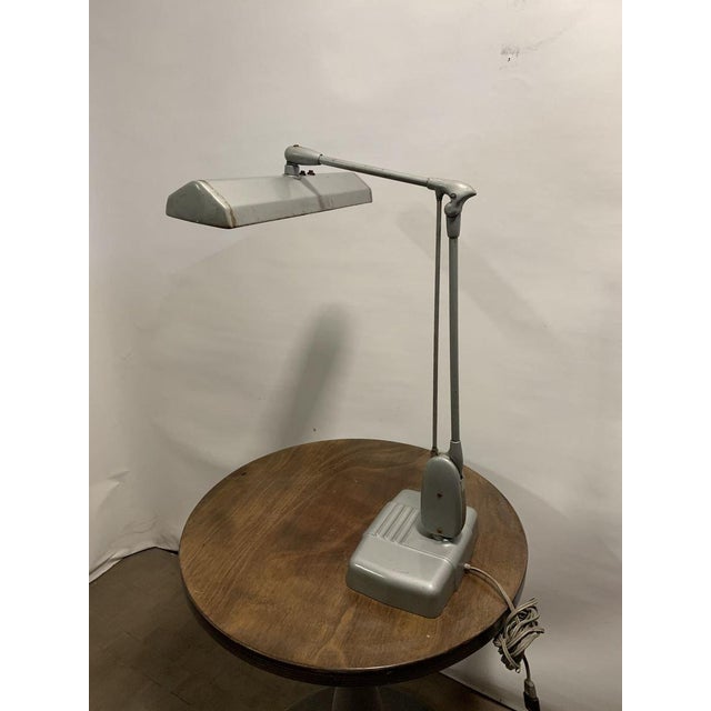 Industrial Industrial Bank Lamp from Dazor, 1950s For Sale - Image 3 of 10