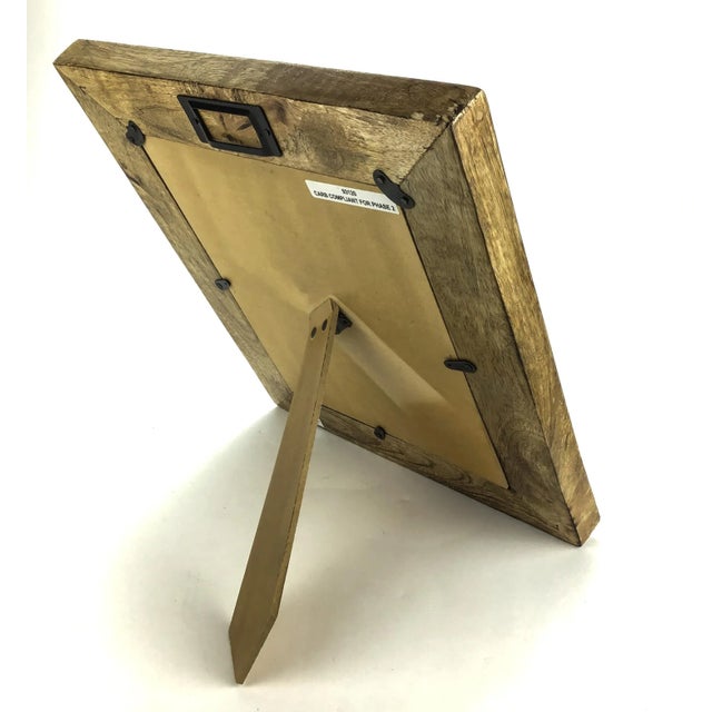 2000 - 2009 Heavy Vintage Wood Photo Frame 8 X 10 For Sale - Image 5 of 11