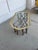 Regency Style Small Scale Brass Frame Glass Top Coffee Table Faux Bamboo Base For Sale - Image 9 of 12