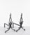 Black Vintage Andirons by Raymond Subes, 1940s, Set of 2 For Sale - Image 8 of 8