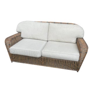 Bamboo and Rattan Sofa/Chairs Set For Sale