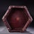 Red Late 20th Century Gilt Lacquered Wood Hexagonal Shrine With Calligraphy For Sale - Image 8 of 10