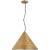 Suzanne Kasler for Visual Comfort Signature Reine Large Pendant in Hand-Rubbed Antique Brass with Dark Rattan For Sale