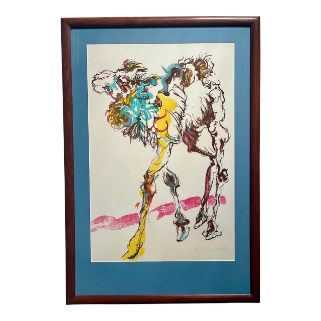 1980's Barbara Robinson California Artist Serigraph Pencil Signed & Numbered For Sale