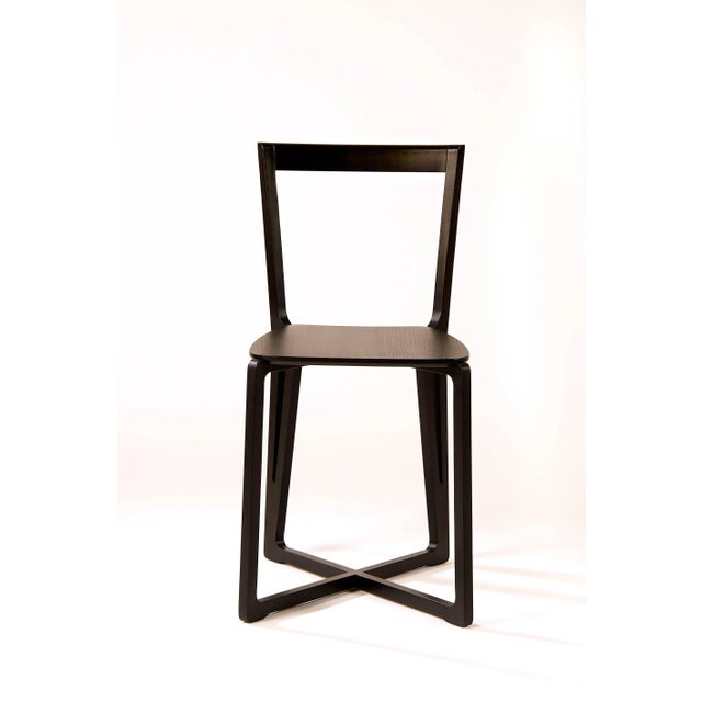 H.E.A.D. Chair in Black Stained Ash by Adentro Studio & Federico Pozzi, 2016 For Sale - Image 11 of 11