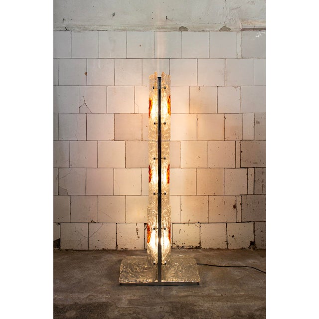 Floor Lamp by Mauro Marzollo for Mazzega, Italy, 1970s For Sale - Image 3 of 8