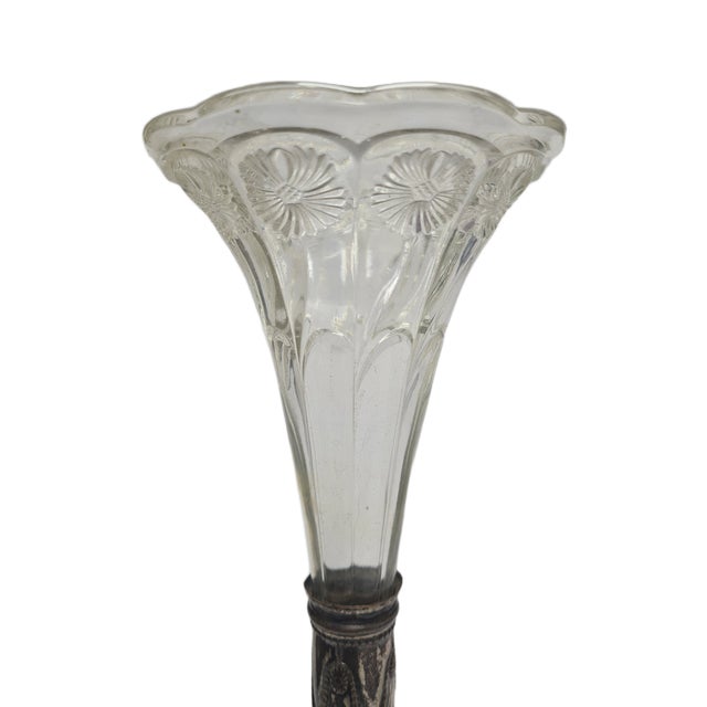 Art Nouveau French Flute Vase, 1900s For Sale - Image 16 of 18