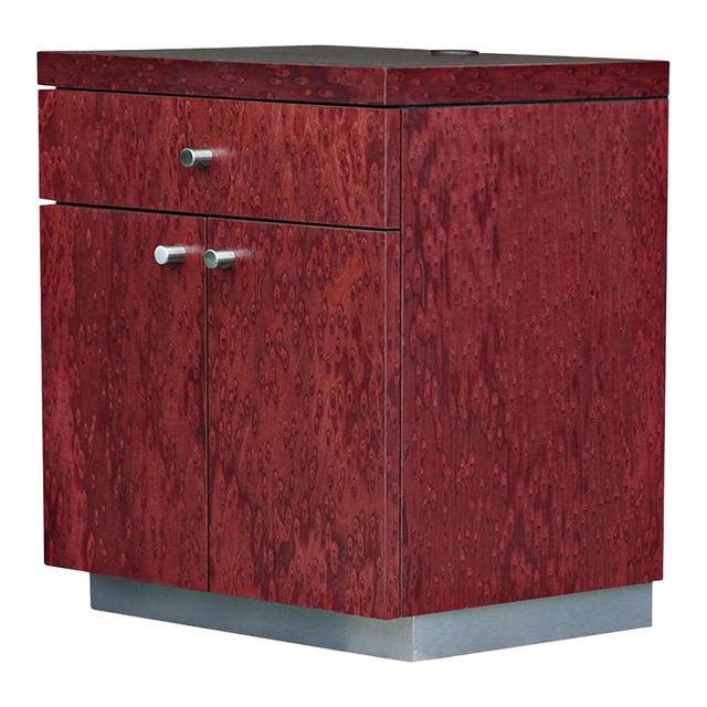 Contemporary Two Door Nightstand For Sale