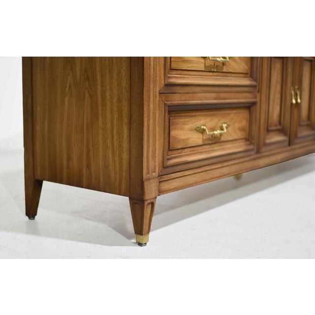 Brown Mid 20th Century Transitional Lowboy Dresser by White Furniture For Sale - Image 8 of 14