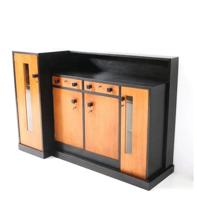 Wood Modernist Art Deco Oak Sideboard or Credenza by Cor Alons, 1927 For Sale - Image 7 of 12