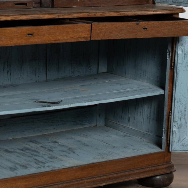 Late 18th Century French Oak Deux Corp Display Cabinet For Sale - Image 12 of 15