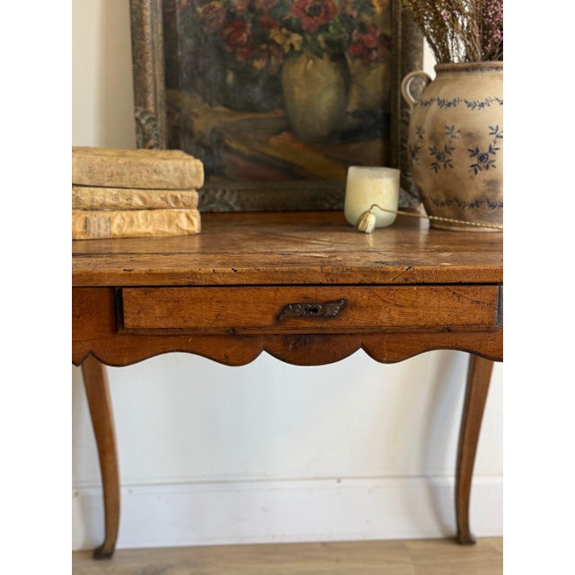 Wood 18th c. French Accent Table/Desk For Sale - Image 7 of 10