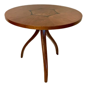 1960s Composite "Gueridon" Swag Tri-Leg Side Table - Attributed to Kipp Stewart for Drexel