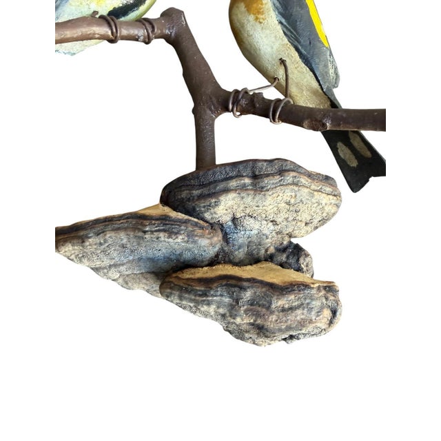 Folk Art Austrian Folk Art Carved Wood Birds #101, 1930s For Sale - Image 3 of 6