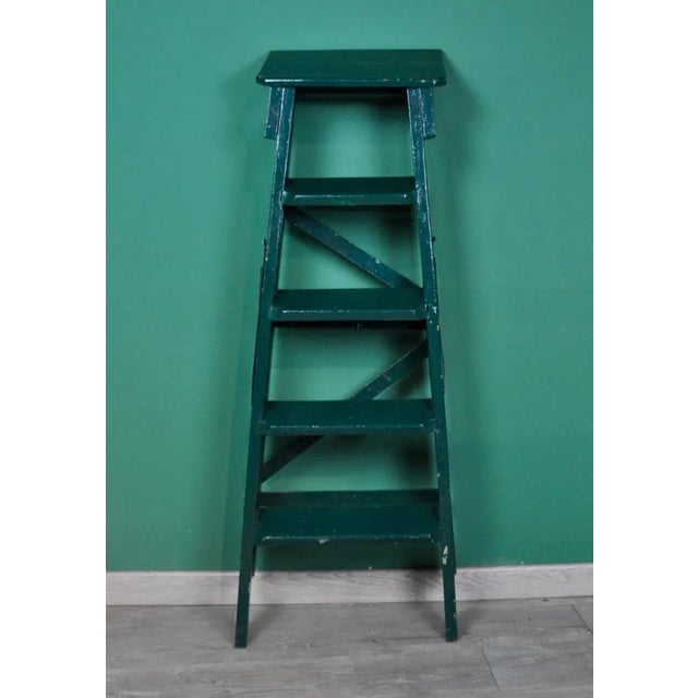 Wood Painted Ladder, 1960s For Sale - Image 7 of 14