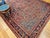 Textile Antique Persian Mahal Sultanabad Rug, Hand-Knotted Wool, Geometric Pattern, Rust & Turquoise, 9x12 For Sale - Image 7 of 17