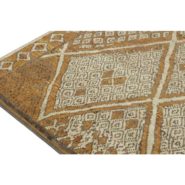 Rug & Kilim’s Moroccan Style Rug in Rust with Beige and Gray - 8'x10' For Sale In New York - Image 6 of 7