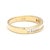 0.85ctw Diamond Baguette Channel Band Ring, 18k Yellow Gold, Ring Size 8.25 For Sale - Image 4 of 9