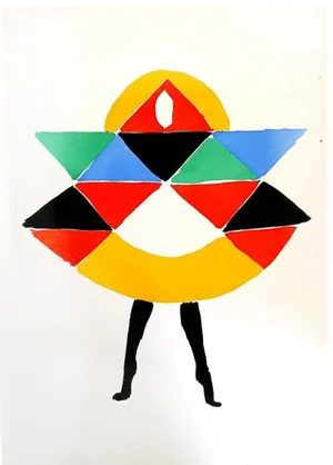 Living Painting - Colour Pochoir 1969