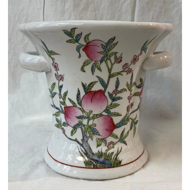 Ceramic Flared China Vase For Sale - Image 7 of 10