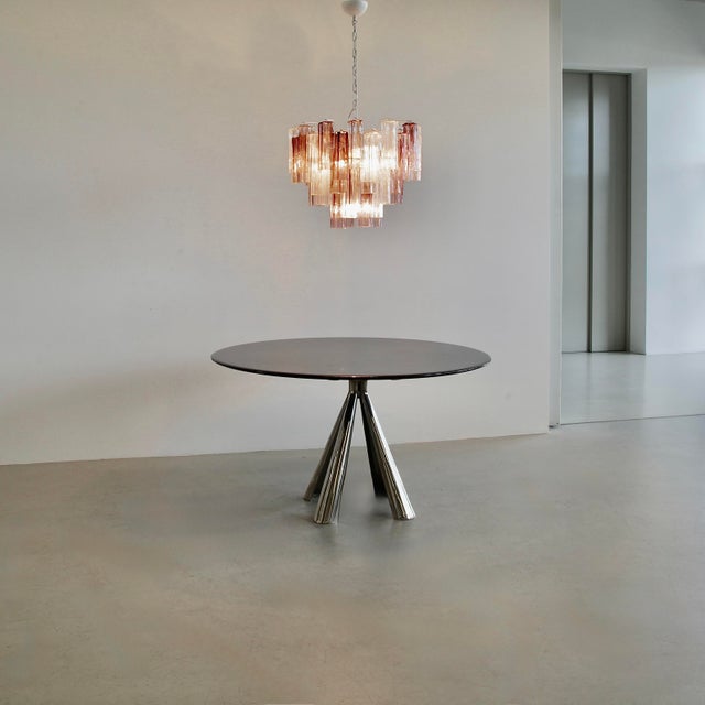 1980s Large Tronchi Murano Glass Chandelier from Made Murano Glass, 1980s For Sale - Image 5 of 6