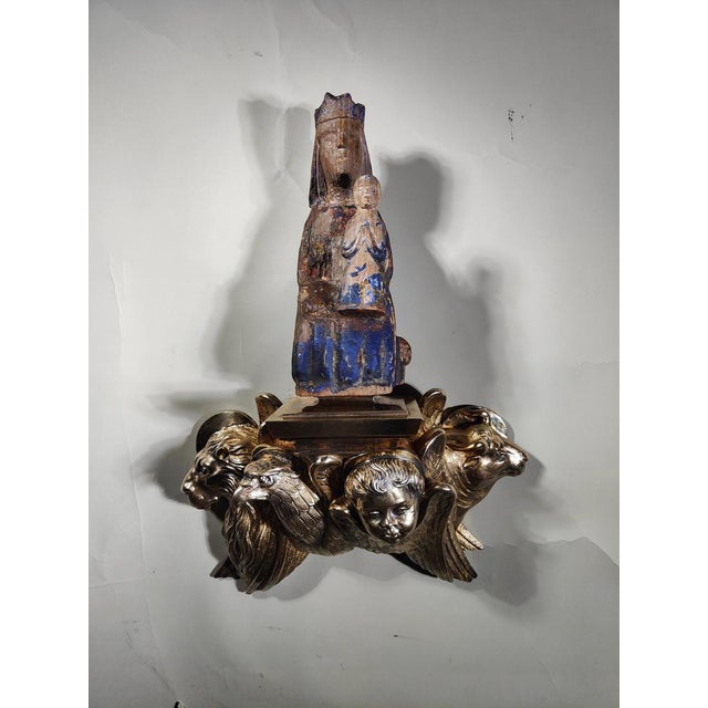 12th Century Seated Virgin with Child Sedes Sapientiae, Spain For Sale - Image 18 of 18