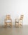 Sculptural Wooden Razorblade Dining Armchairs in Oak by Henning Kjaernulf, 1960s, Set of 2 For Sale - Image 11 of 11