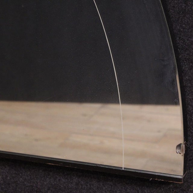 20th Century Italian Half-Moon Mirror, 1950s For Sale - Image 9 of 11
