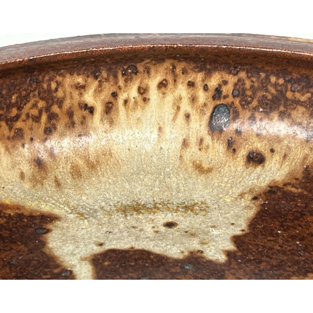 Mid-Century Modern Danish Studio Pottery Bowl from Visby, Denmark, 1960s For Sale - Image 9 of 16