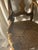 This Is a 19th-Century Venetian Baroque Armchair Crafted From Hand-Carved Walnut With a Hand-Woven Rush Seat. Hand Carved Walnut Rustic Arm Chair. For Sale - Image 4 of 9
