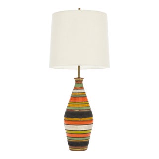 Vintage Italian Mid Century "Thailandia" Table Lamp by Aldo Londi / Bitossi For Sale