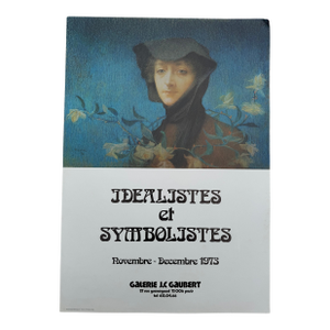 1973 “Idéalistes Et Symbolistes” Exhibition Print From Galerie j.c. Gaubert