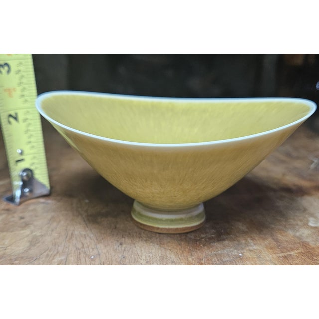 Berndt Friberg Yellow," Hare Fur" Bowel For Sale - Image 15 of 16