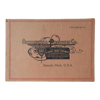 Antique Ornamental Carvings Catalog Book For Sale