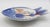 Circa 1880 Imari fish plate, Japan. The double fish (filleted fish) has lovely body reserves of chrysanthemums. Hairline...