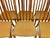 Set of 6 Vintage Mid-Century Modern Slat-Back Dining Chairs With Upholstered Seats For Sale In Seattle - Image 6 of 10