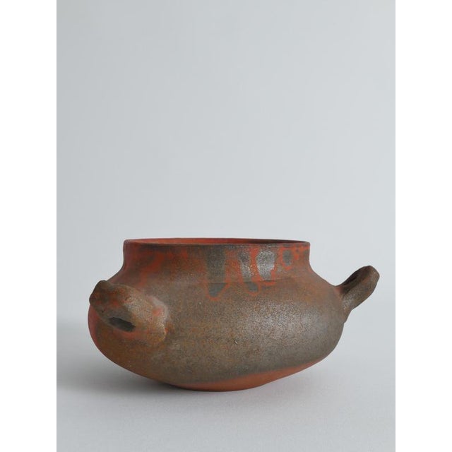 Studio Pottery Earthenware Ceramic 3-Handled Vessel For Sale - Image 13 of 18