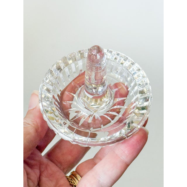 Vintage Waterford Ireland Crystal Ring Holder Jewelry Tray For Sale - Image 9 of 9