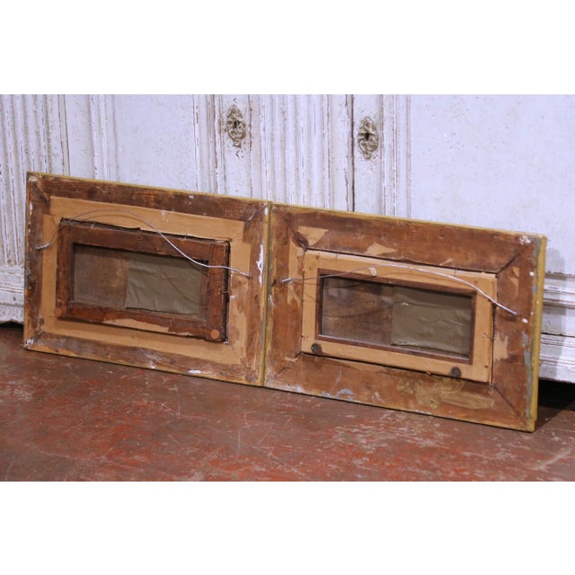 Pair of 18th Century French Pastoral Oil Paintings in Original Gilt Frames For Sale - Image 11 of 11