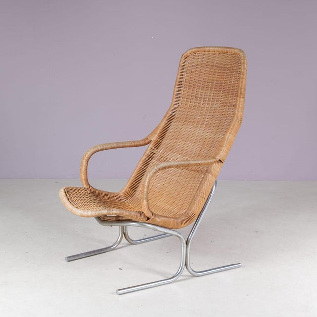 Model 514C Easy Chair by Dirk van Sliedregt for Gebr. Jonkers Noordwolde, Netherlands For Sale - Image 9 of 10