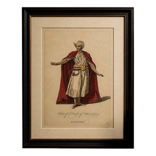 European School Artist, Habit of a Dervish of India, 1700s, Engraving For Sale